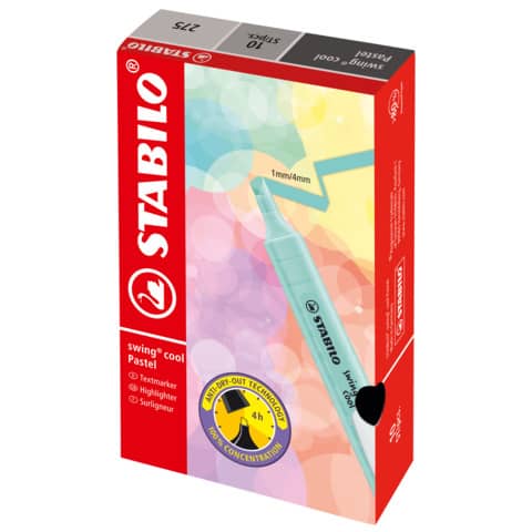 Evidenziatore Swing Cool Pastel Stabilo fior di ciliegio - 275/150-8